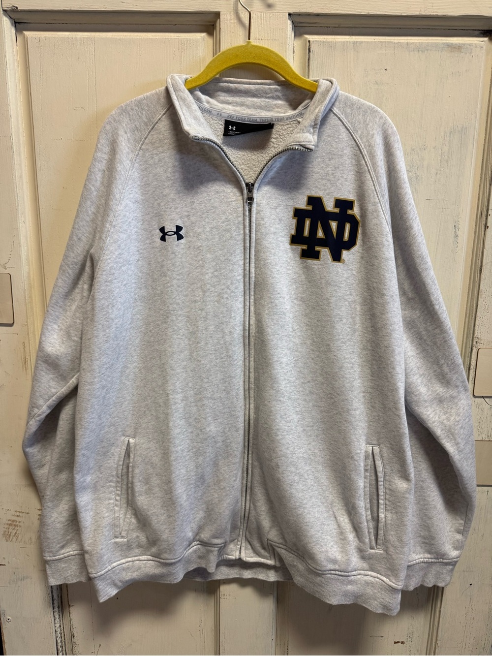 Men’s Under Armour Notre Dame Full-Zip Men's Sweater